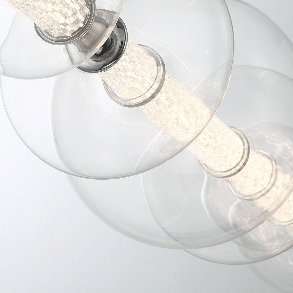 QN-ATOMO-LP7-PC ATOMO Polished Chrome/Clear// подвесной LED 1х46  х   