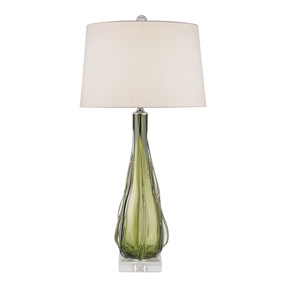 QNC-ZEPHYR-TL ZEPHYR Green/white// настольный E27 1х100  х   