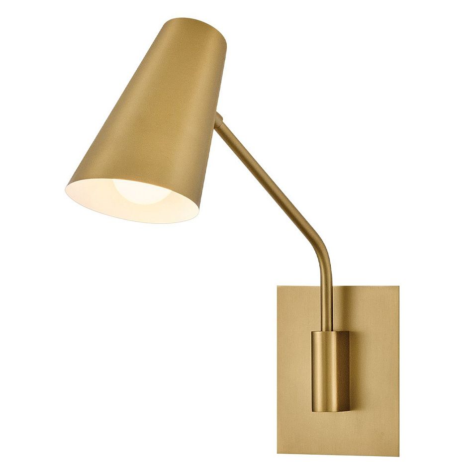 HK-BRAY-1WB-LCB BRAY Lacquered Brass/Lacquered Brass// настенный E27 1х60  х   