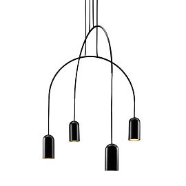 T97H11IZL BOW  BLACK/BLACK// подвесной E27 4х15  х  T97H11IZL