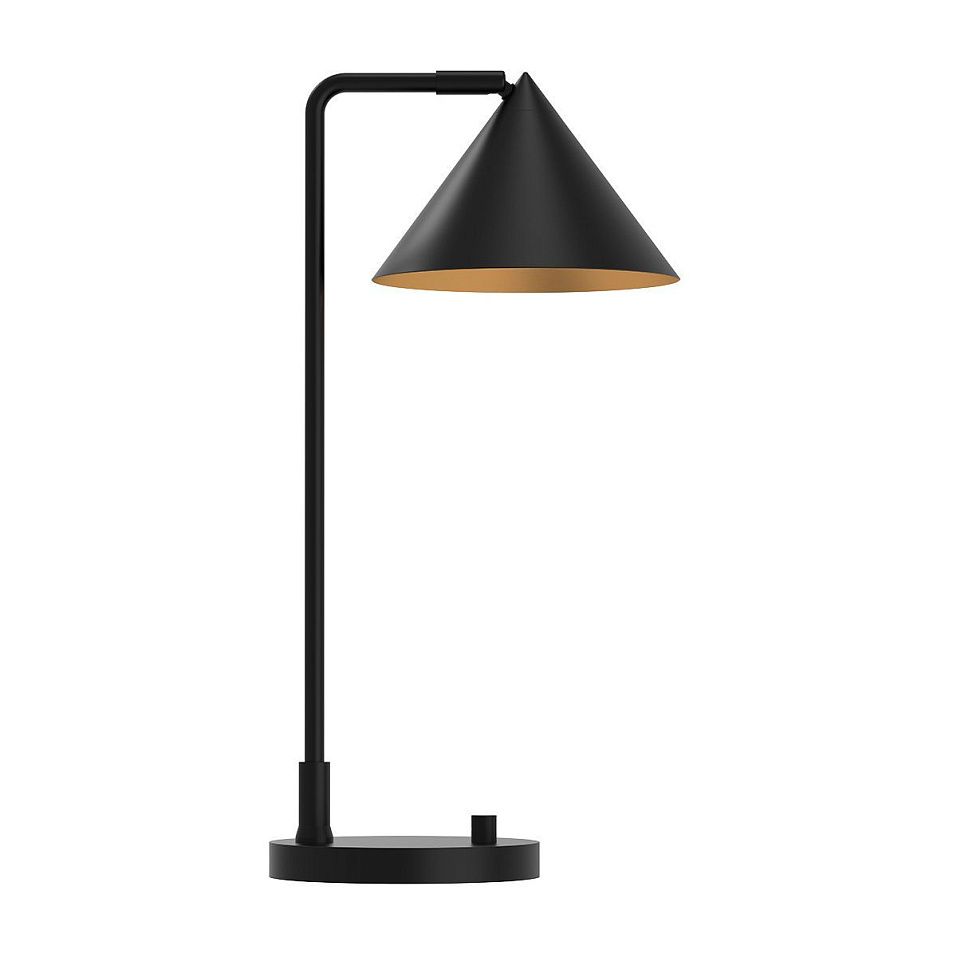 ALM-REMYCK-TL-BK REMYCK  Matte Black / Matte Black // настольный E27 1х60  х   