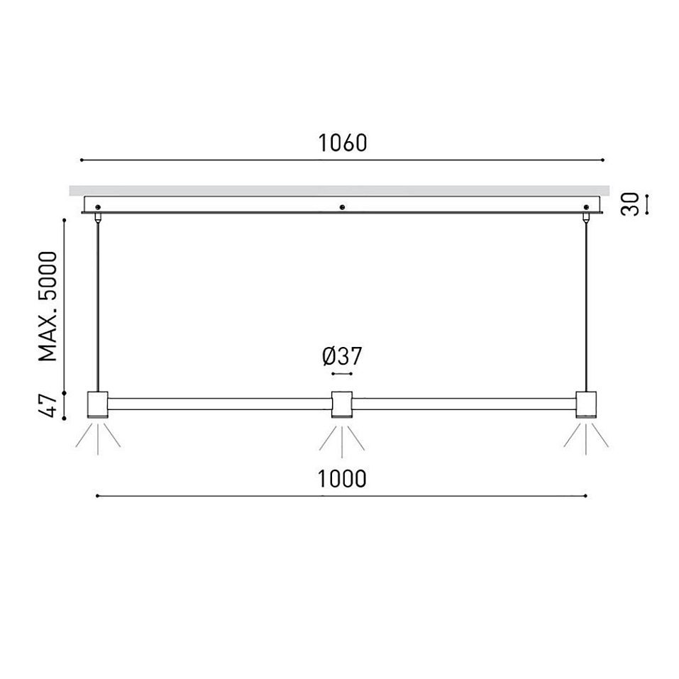A3421010WTWT ART white/// подвесной LED 3х2.1  х   
