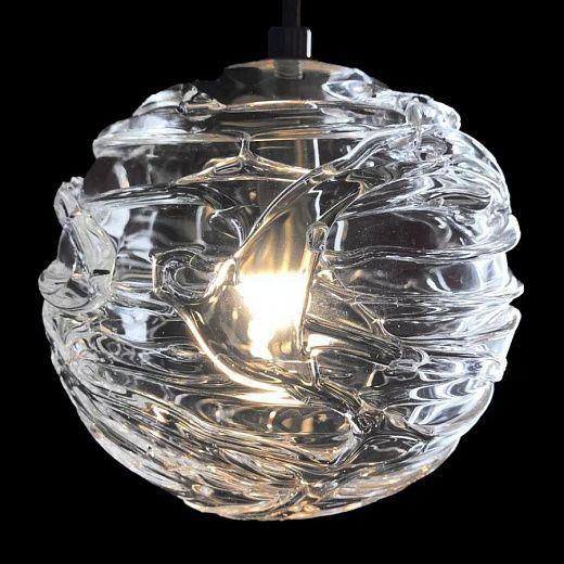 GLOBUS Web Mini GLOBUS  сатинированная нержавеющая сталь/прозрачный// подвесной G9 LED 1х7  х  GLOBUS Web Mini