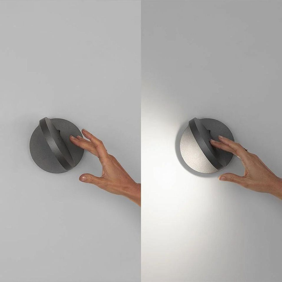 1730010A DEMETRA grey/grey//clear настенный LED 1х9  х   