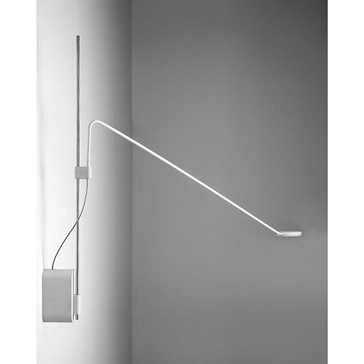 TECLA AP MICRO BI TECLA white/steel/white//matt настенный LED 2700K 1х4.1  х  TECLA AP MICRO BI