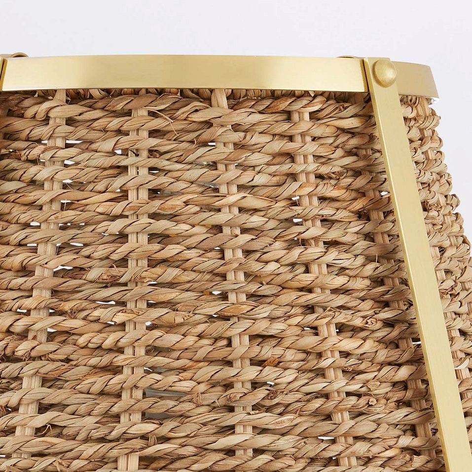 QNC-DEAUVILLE-TL  DEAUVILLE Polished Brass /natural// настольный E14 1х40  х   