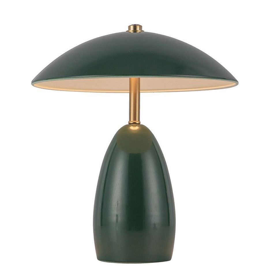 ALM-POPPY-TL-S-PG-LV POPPY Pine Green/Brass/Pine Green//matt настольный  1х3  х   