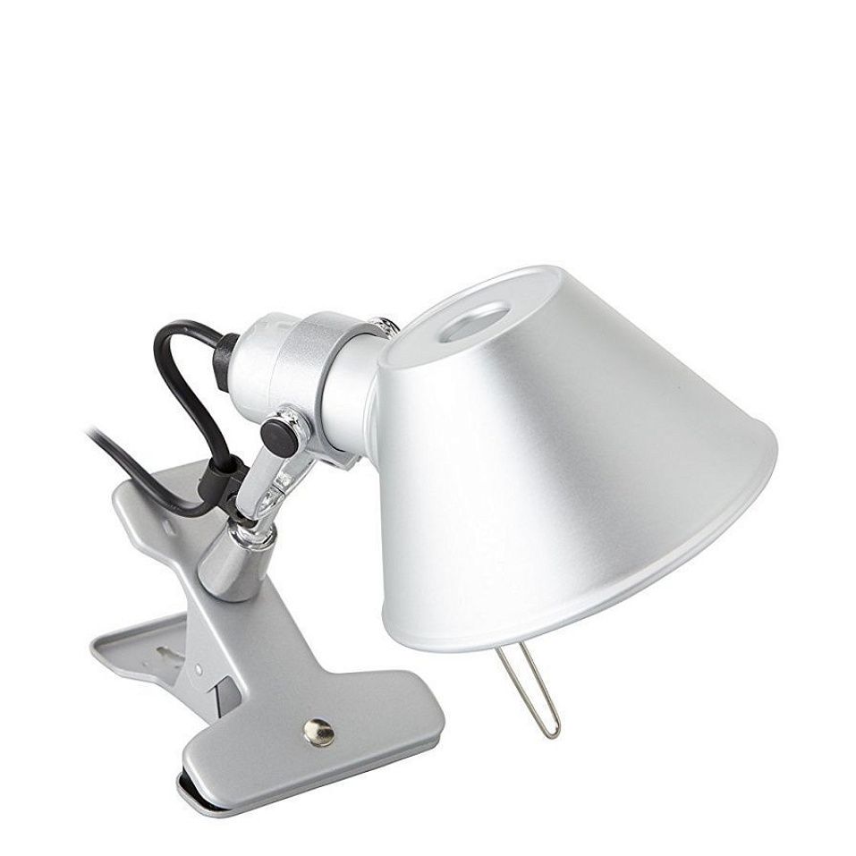 A010800 TOLOMEO micro pinza grey/grey// переносной E14 1х60  х   