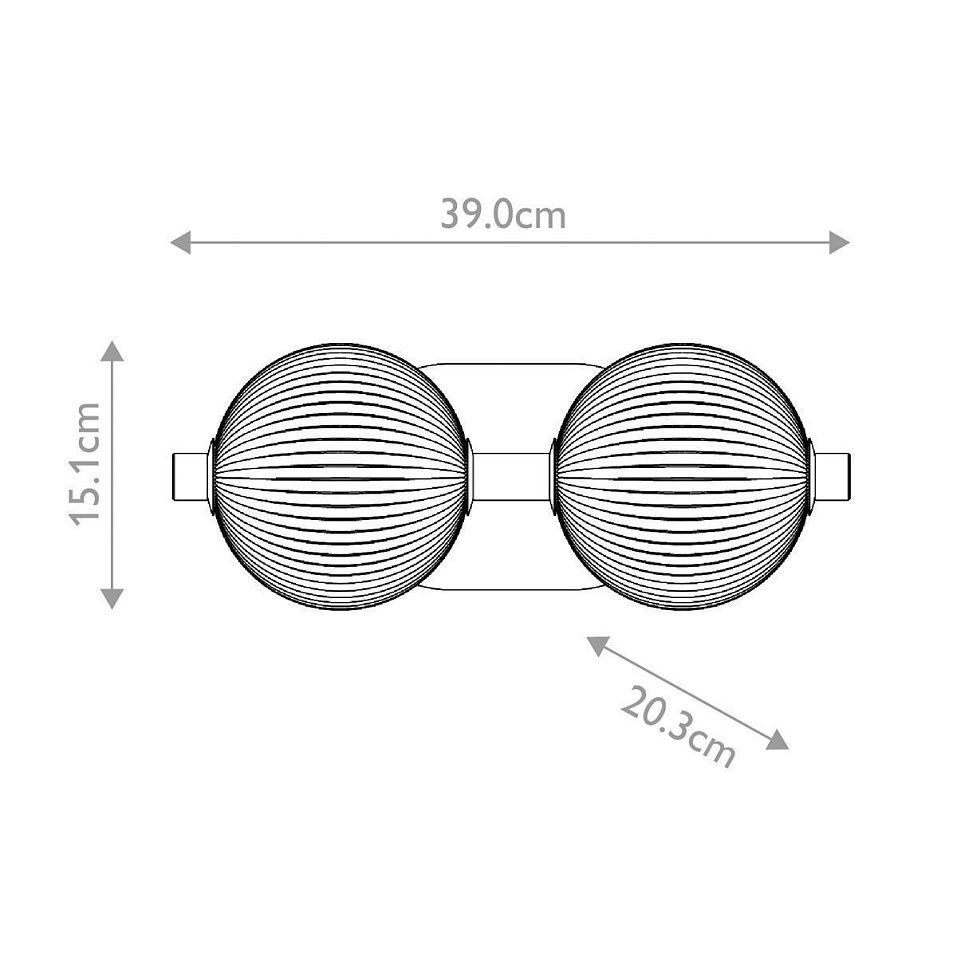 QN-PALMAS-2W-PN PALMAS Polished Nickel/Frosted White// настенный LED 1х18  х   