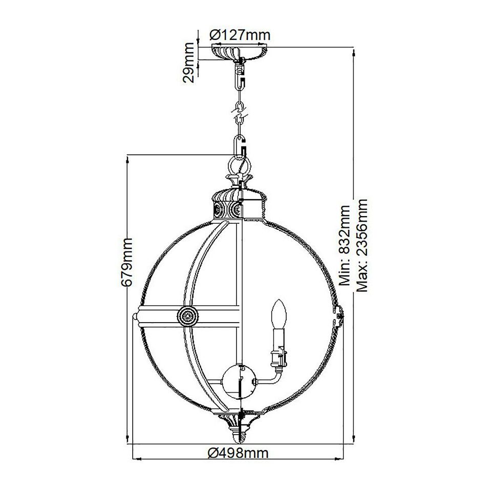 FE-ADAMS-4P-BRZ ADAMS British Bronze /British Bronze /Clear// подвесной E14 4х60  х   