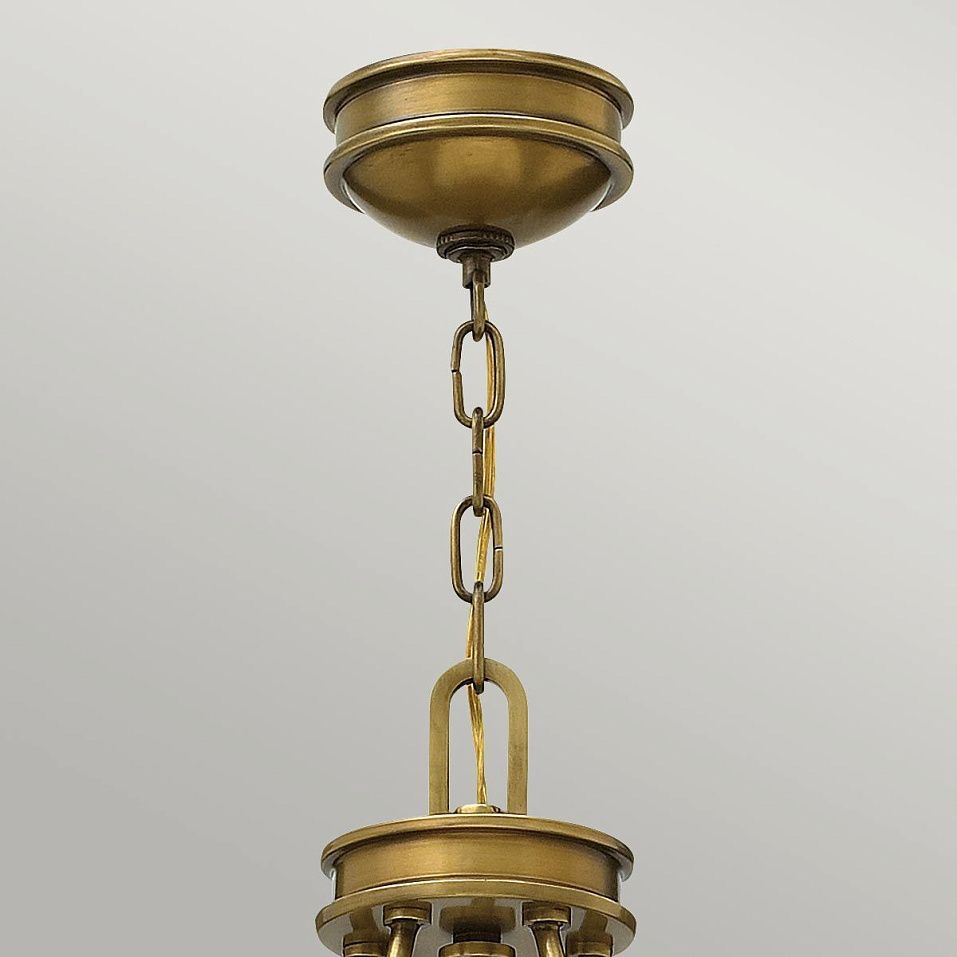 HK-COLLIER5 COLLIER Heritage Brass/Clear Seeded //матовое подвесной E27 5х100  х   