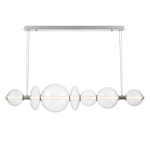 QN-ATOMO-LP7-PC ATOMO Polished Chrome/Clear// подвесной LED 1х46  х  QN-ATOMO-LP7-PC
