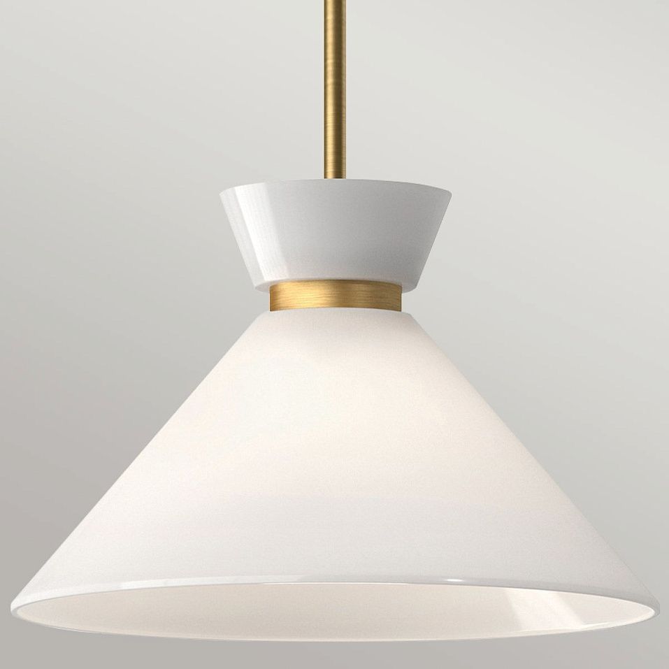 ALM-HALSTON-P-M-GD  HALSTON Brushed Gold /Cased Opal // подвесной E27 1х60  х   
