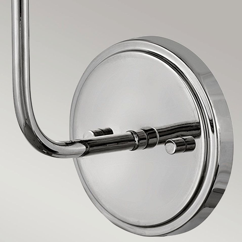 HK-CLARKE1-PN-WH CLARKE Polished Nickel /White// настенный E27 1х40  х   