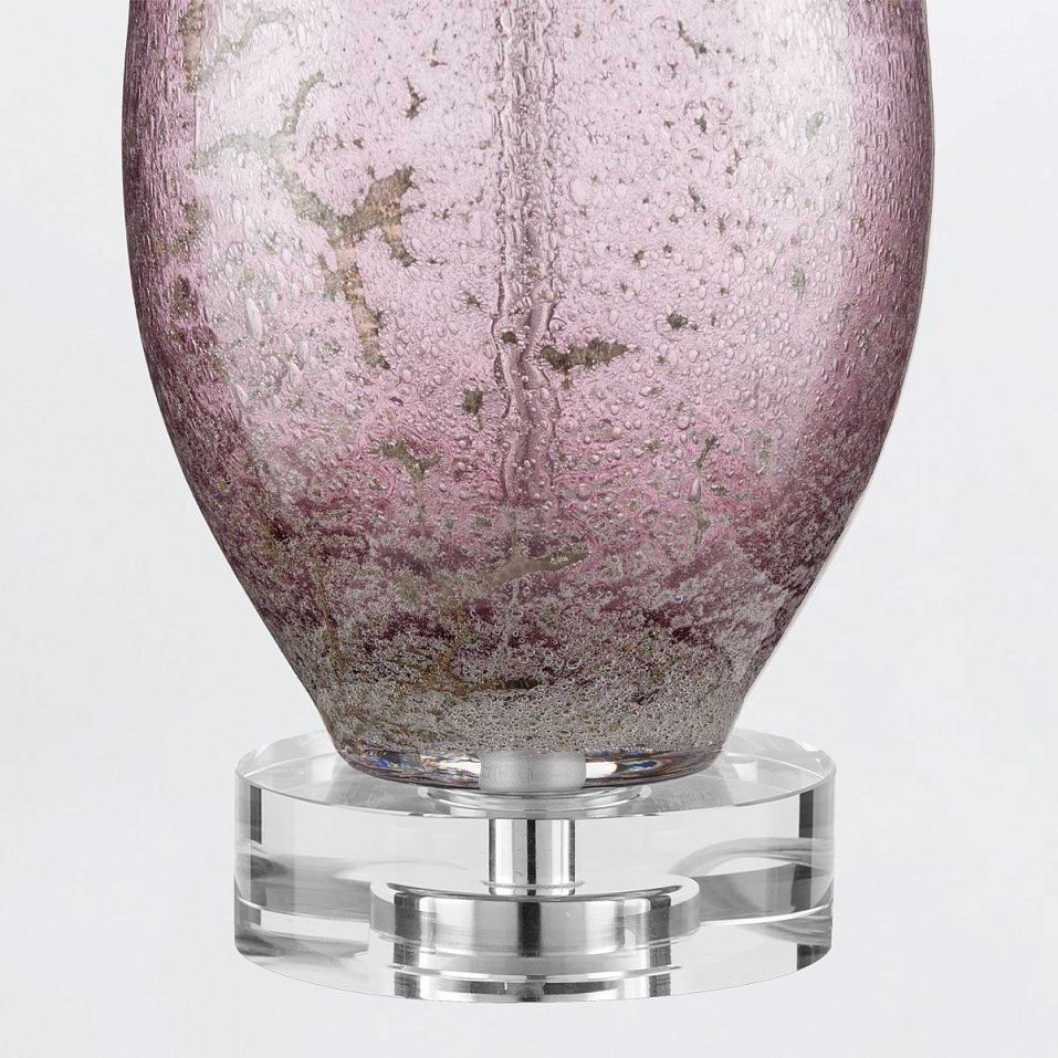 QNC-OPTIMIST-TL-PURP OPTIMIST Purple/Nickel /White// настольный E27 1х100  х   