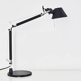 A011830 TOLOMEO micro Black/Back// настольный E14 LED 1х6  х  A011830