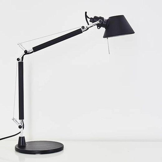 A011830 TOLOMEO micro Black/Back// настольный E14 LED 1х6  х  A011830