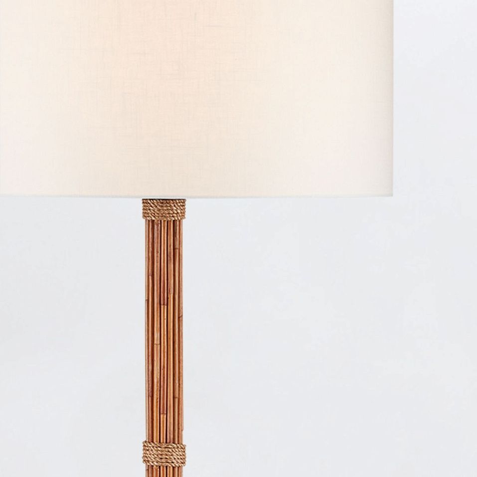 QNC-REED-FL REED Black /Natural/White// напольный E27 1х150  х   