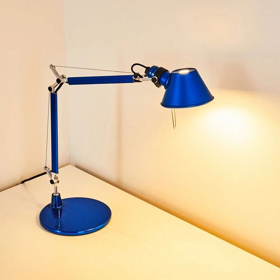 A011850 TOLOMEO micro Blue/Blue// настольный E14 LED 1х6  х   