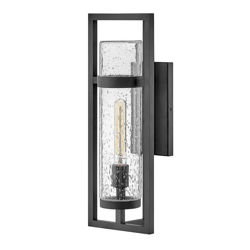 HK-CORDILLERA-M-BK  CORDILLERA Black /Clear Seeded// настенный E27 1х60  х   