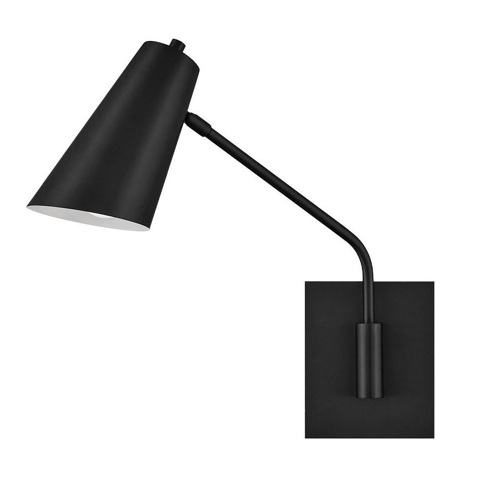 HK-BRAY-1WB-BK BRAY Black/Black// настенный E27 1х60  х   