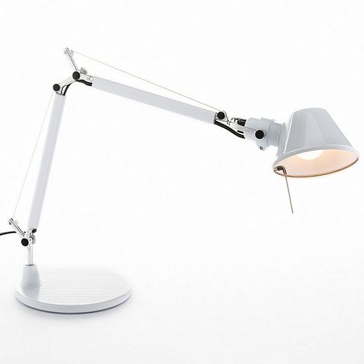 0011 820A TOLOMEO micro white/ светильник настольный E14 1х40  х  0011 820A