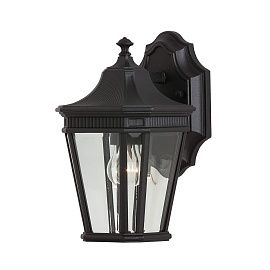 FE-COTSLN2-S-BK Cotswold Lane Black/Clear// настенный E27 1х60  х  FE-COTSLN2-S-BK
