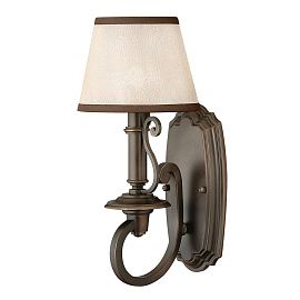 HK-PLYMOUTH1 PLYMOUTH Olde Bronze/amber organza// настенный E14 1х40  х  HK-PLYMOUTH1