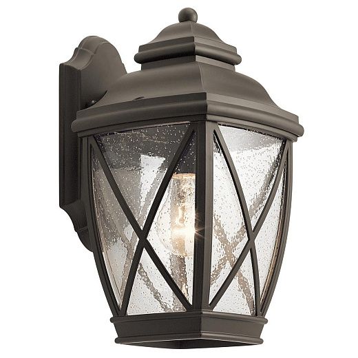 KL-TANGIER2-M TANGIER  Olde Bronze /Seeded clear// настенный E27 1х60  х  KL-TANGIER2-M