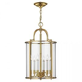 HK-GENTRY-P-L-PB GENTRY Polished Brass /Clear// подвесной E14 6х60  х  HK-GENTRY-P-L-PB