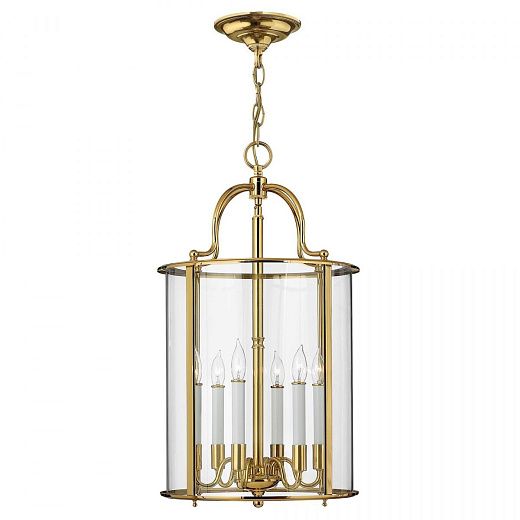 HK-GENTRY-P-L-PB GENTRY Polished Brass /Clear// подвесной E14 6х60  х  HK-GENTRY-P-L-PB