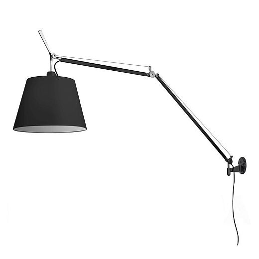 Tolomeo Mega Wall TOLOMEO mega black/black// настенный E27 LED 1х21  х  Tolomeo Mega Wall