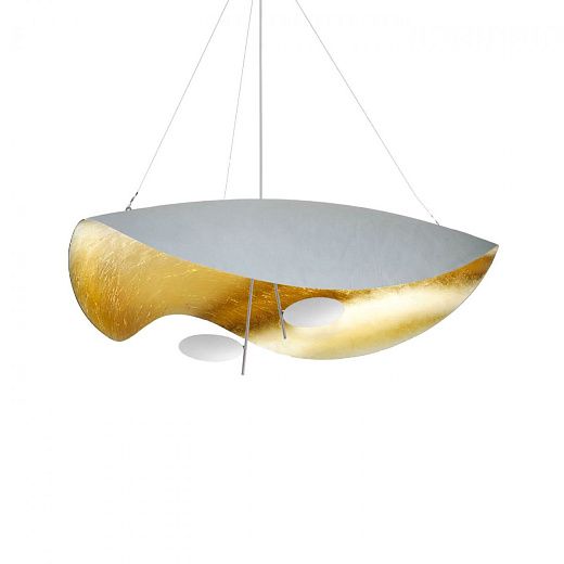 LS26 LEDERAM WHITE/WHITE/GOLD// подвесной LED 2х15  х  LS26