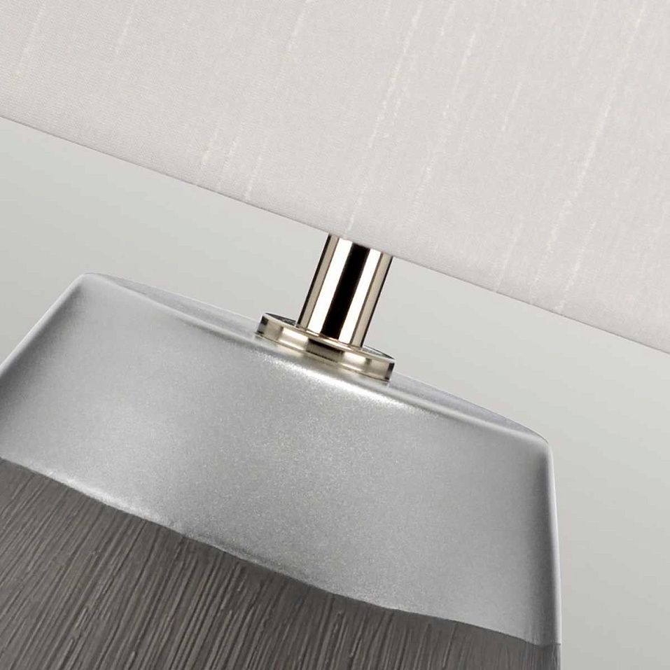 QN-HARROW-TL HARROW Silver/light grey// настольный E27 1х60  х   