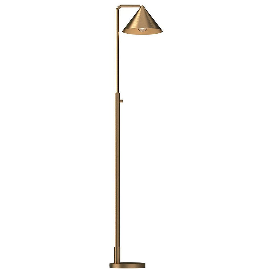 ALM-REMYCK-FL-GD REMYCK Brushed Gold/Brushed Gold// напольный E27 1х60  х   