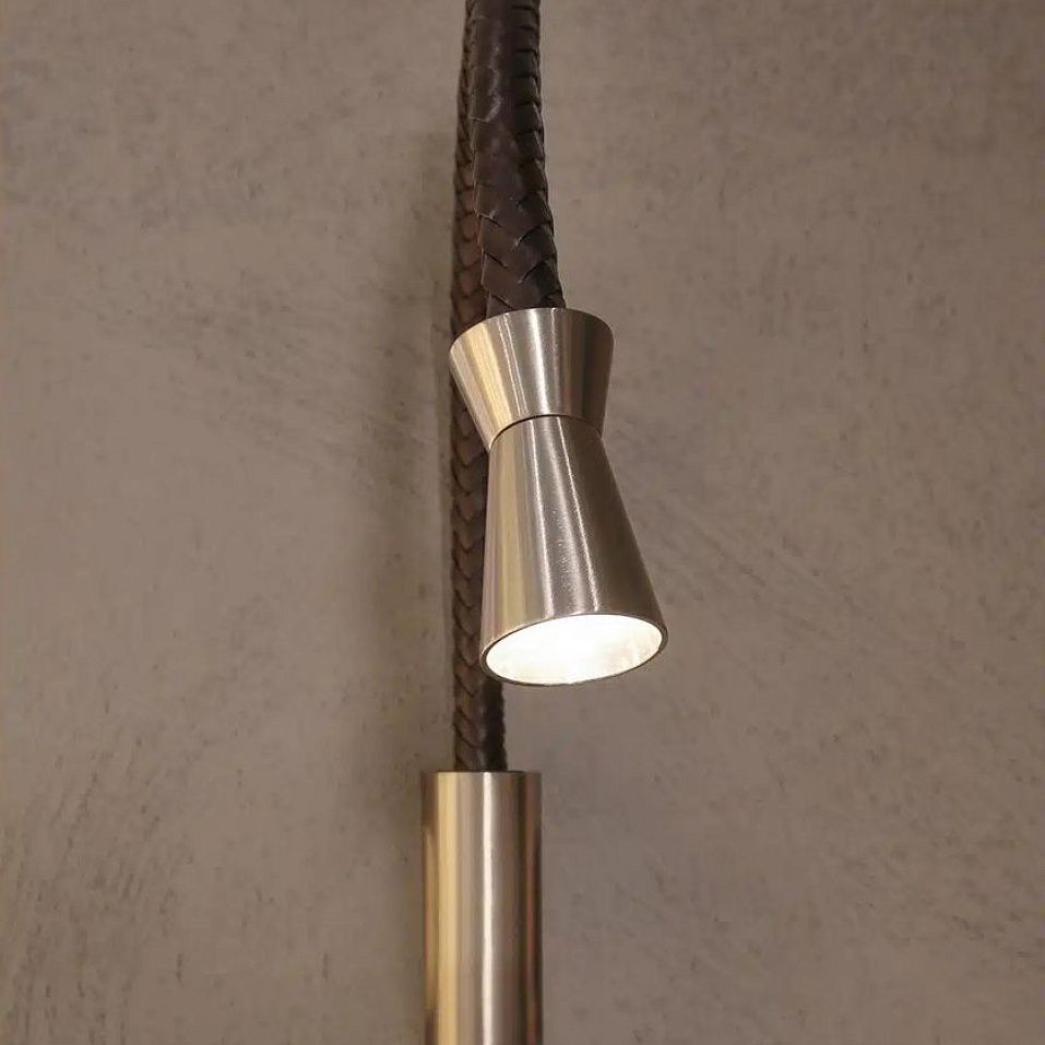 ACAM.002489_01 G+T AP Polished nickel/dark brown//matt настенный LED 1х  1х3   