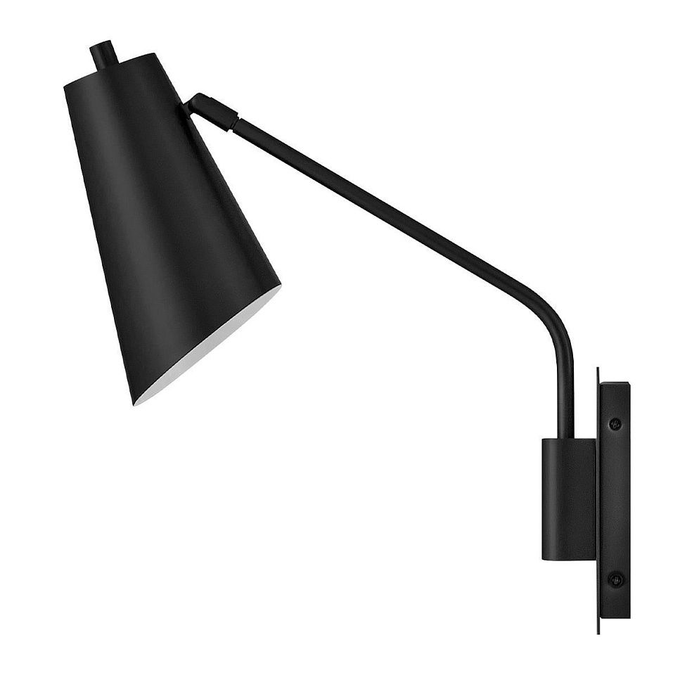 HK-BRAY-1WB-BK BRAY Black/Black// настенный E27 1х60  х   