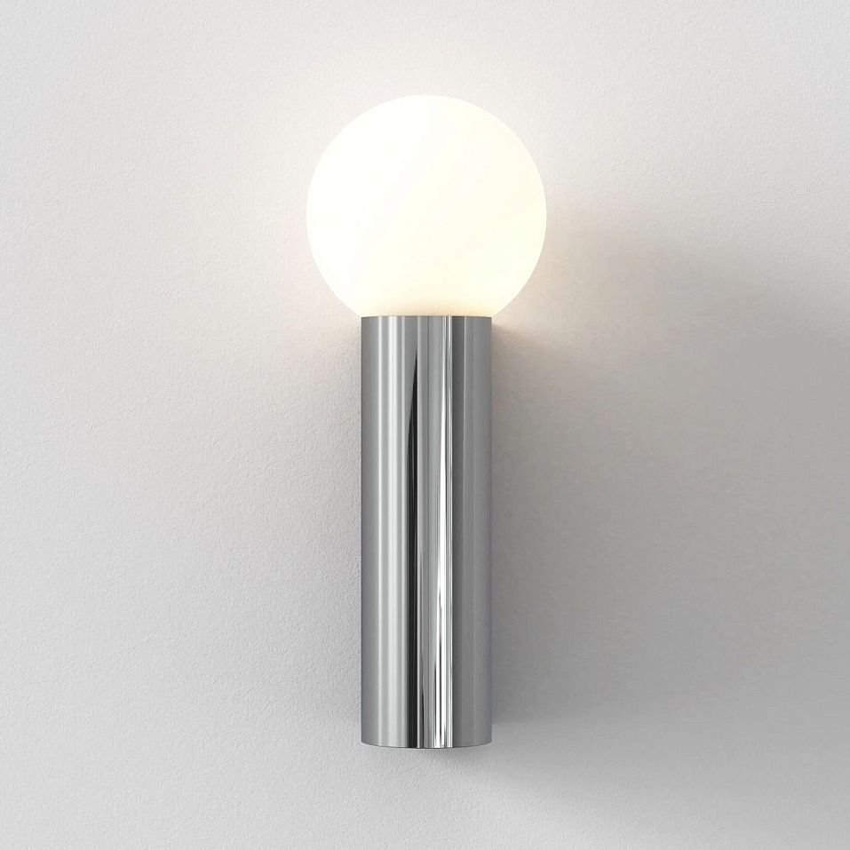 1459001 ORTONA SINGLE Polished Chrome/matt white// настенный G9 LED 1х3.5  х   