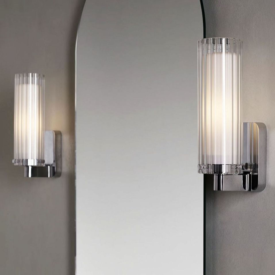 1411001 OTTAVINO Polished Chrome/Clear/matt// настенный E14 LED 1х5  х   
