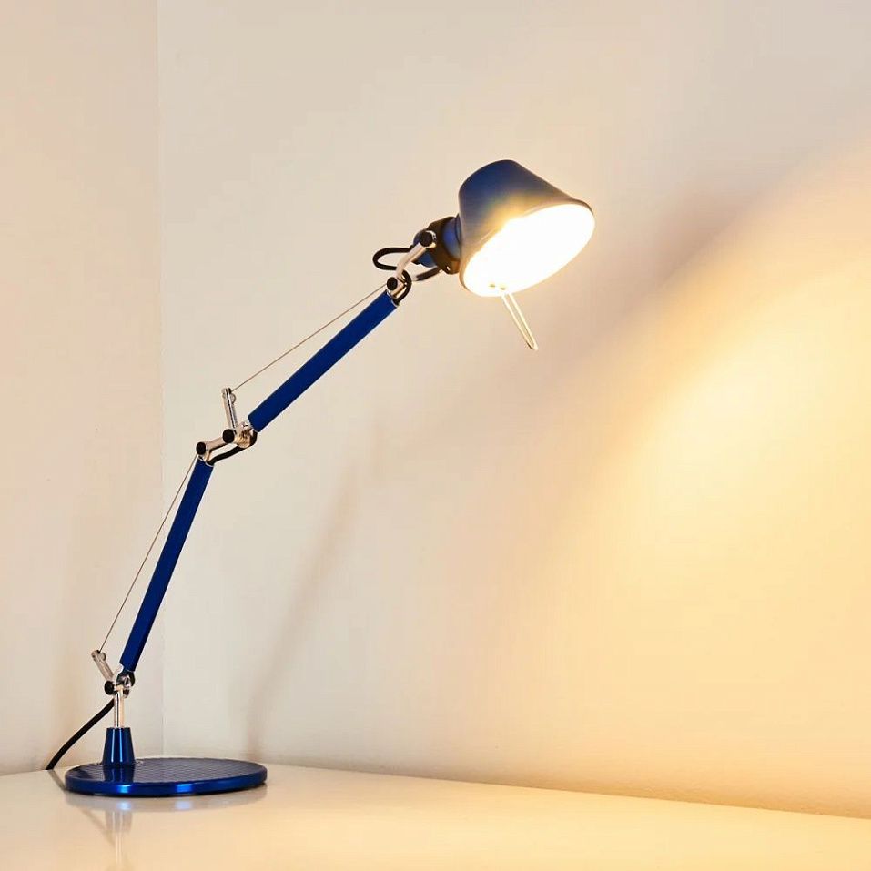 A011850 TOLOMEO micro Blue/Blue// настольный E14 LED 1х6  х   