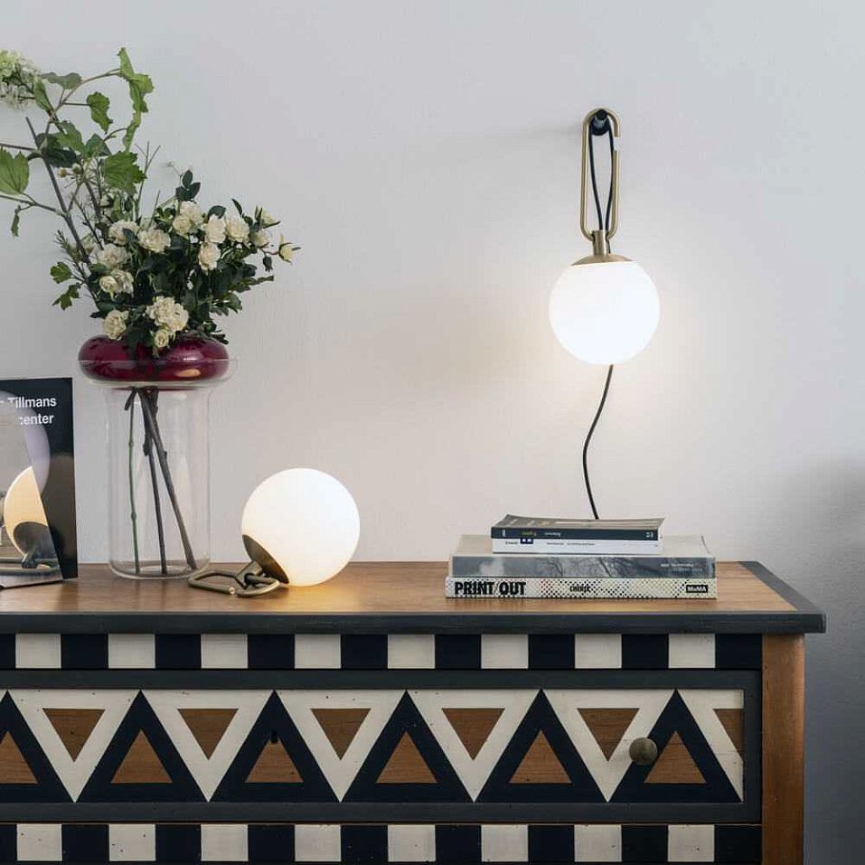 1277010A  NH black/brass/white// настенный E14 LED 1х5  х   