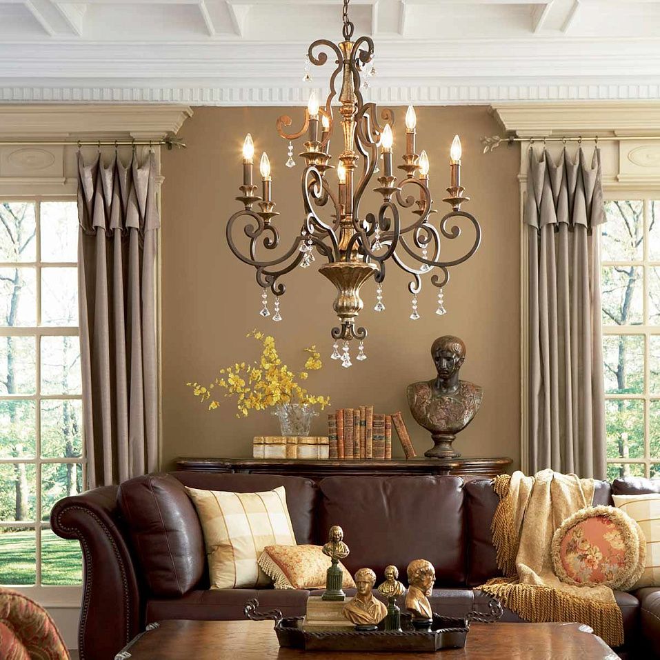 QZ-MARQUETTE9 MARQUETTE bronze with antique gold/// подвесной E14 9х60  х   