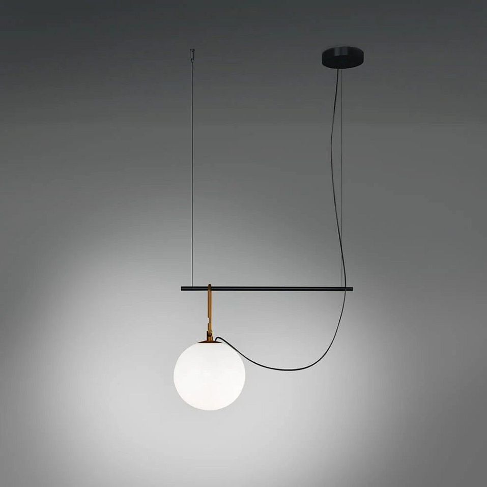 1273010A NH black/brass/white// подвесной E27 1х15  х   