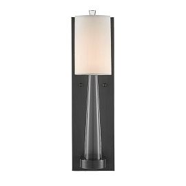 QNC-JUNIA-WB-ORB JUNIA Clear / Oil Rubbed Bronze /White// настенный E14 х25  х  QNC-JUNIA-WB-ORB