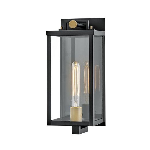 QN-CATALINA-M CATALINA Black /Burnished Bronze/Clear// настенный E27 1х60  х  QN-CATALINA-M