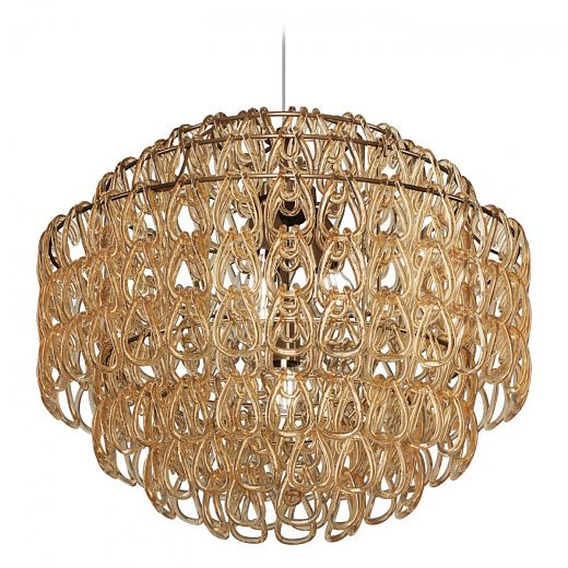 GIOGALI SP 60 OR AM GIOGALI gold/crystal amber// подвесной E27 3х77  х  GIOGALI SP 60 OR AM