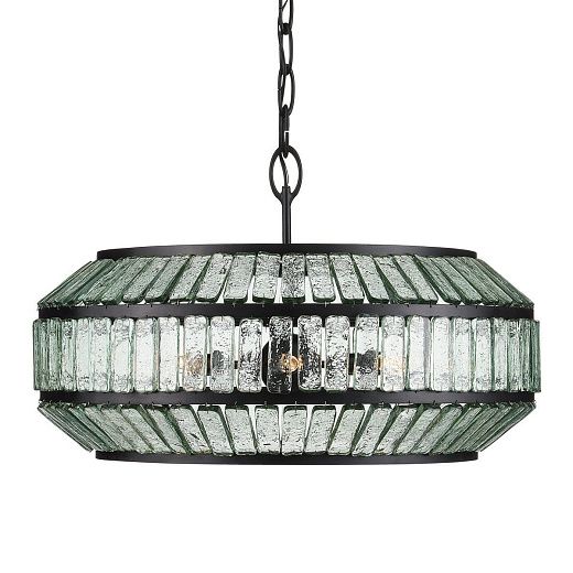 QNC-CENTURION-6P-BK CENTURION Clear / Satin Black /// подвесной E14 6х60  х  QNC-CENTURION-6P-BK