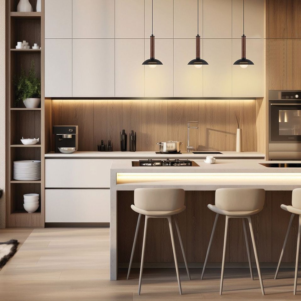 ALM-ARDEN-LED-MP-MB ARDEN Matte Black, Walnut Wood Veneer /Matte Black//matt opal подвесной  1х6.5     
