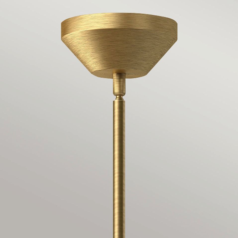 ALM-HALSTON-P-M-GD  HALSTON Brushed Gold /Cased Opal // подвесной E27 1х60  х   