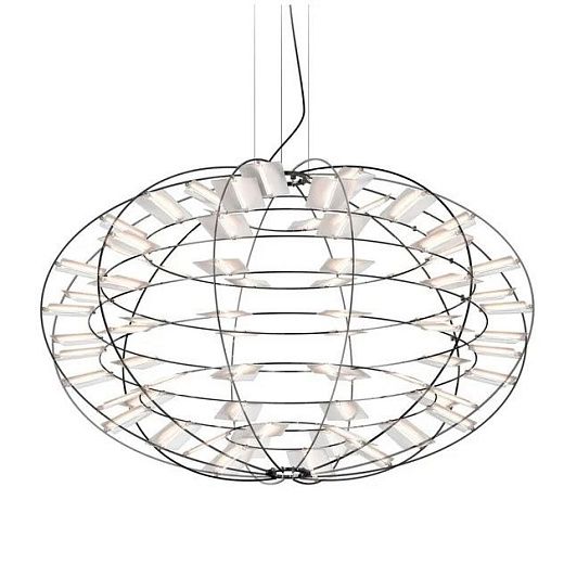CHL LGD 51 CHLORIS NICKEL/WHITE// подвесной LED 1х90  х  CHL LGD 51
